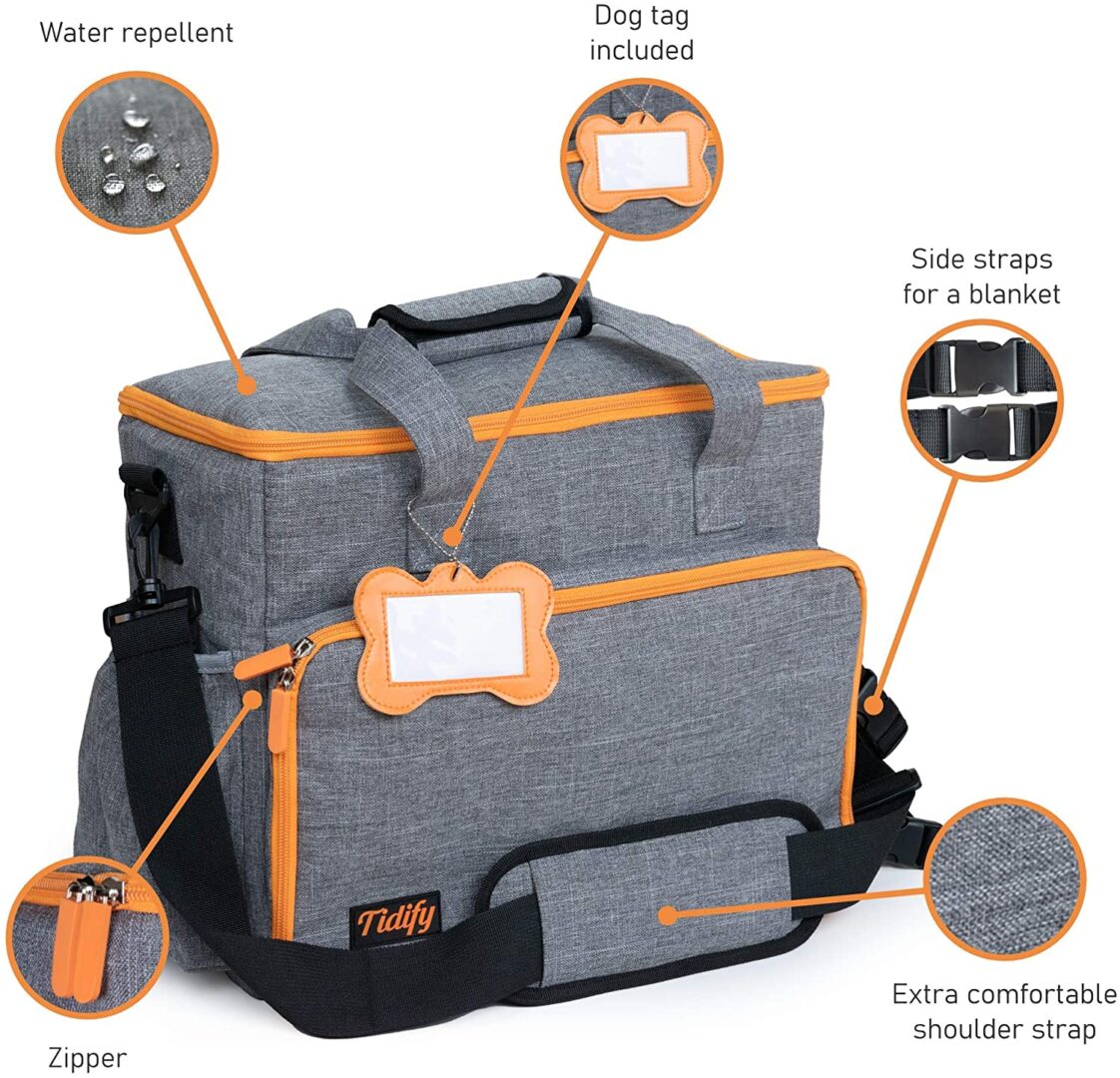 Pack Smart With This Overnight Travel Dog Bag Complete With First Aid